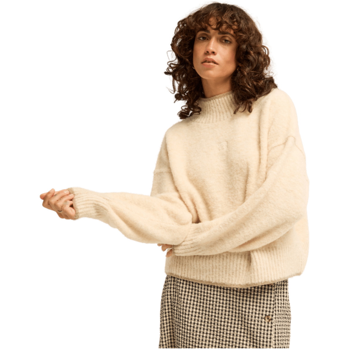 2026 Billabong Womens True Love Sweater EBJSW00152 - White Cap